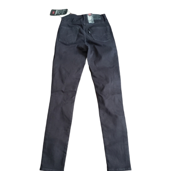 Aritzia Levi’s 721 High Rise Skinny Jeans Ripped Knees 29 - Picture 4 of 16